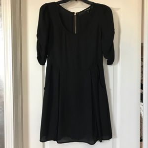 Black 3 Quarter- sleeve dress from Express!